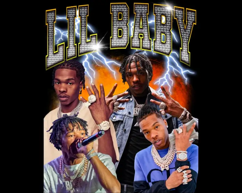 

Lil Baby Rap Tee PNG - Printable