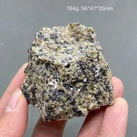 Willemite 100% naturelle américaine (effet fluorescent vert et rose), spécimens minéraux bruts, collection de pierres précieuses en cristal 3