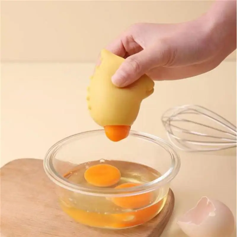 1/2PCS Home Kitchen Gadgets Tools Cooking Tool Silicone Egg White Separator Yolk Extractor Divider Silicone White Separator