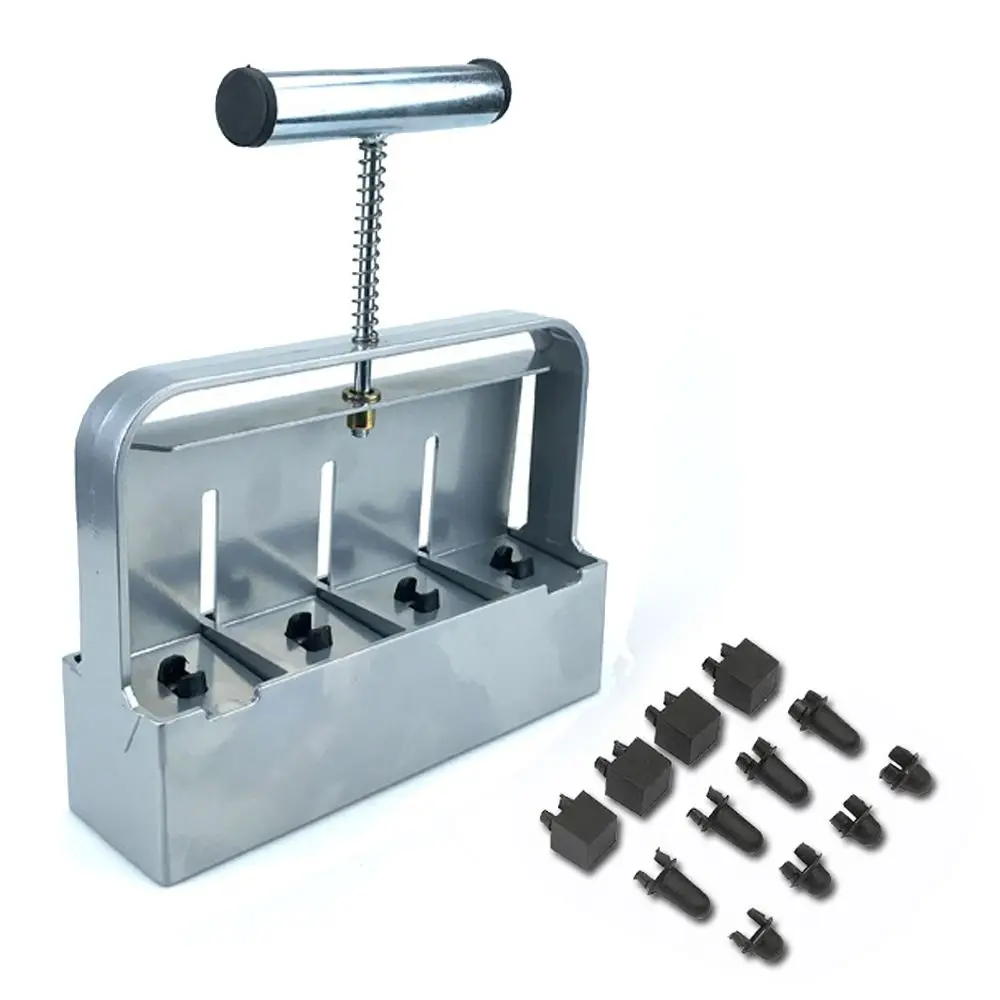 

Grow Seedling Seed Starting Germination Blocking Tool Soil Block Maker Soil Blocker with Comfortable Handle 4 Cell