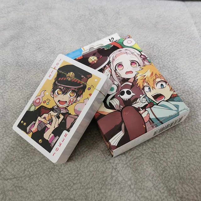 54 Pcs/Set Anime Toilet-Bound Hanako-kun Hanako Nene Yashiro Poker Cards Paper Board Game Collection Toy Gift 2