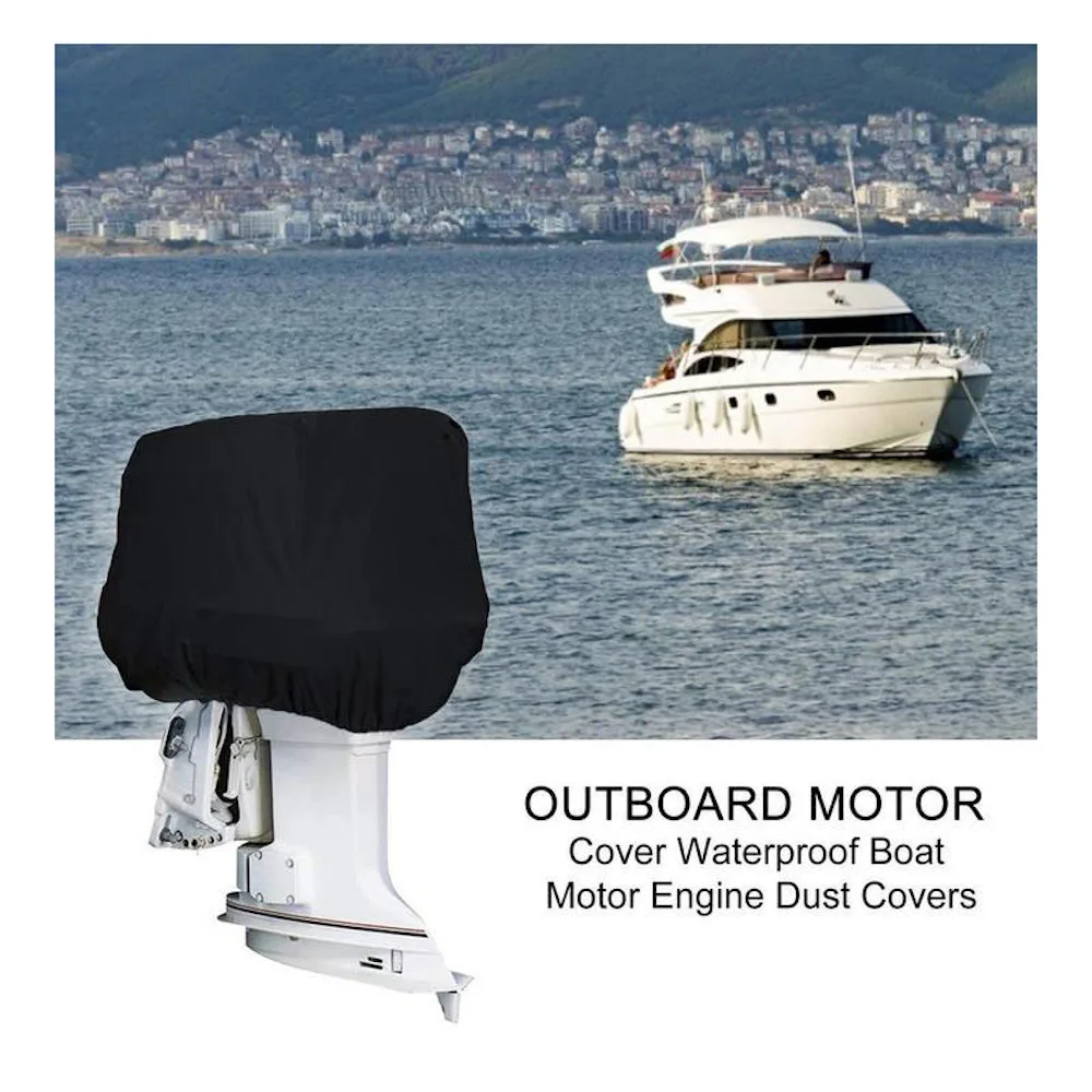 Boat Cover Fishing Boat Cover Outboard Motor Cover 210D 15-250HP Motor Engine Boat Cover