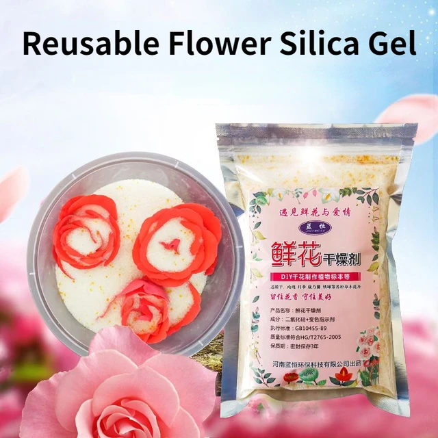 Silica Gel Flower Drying Reusable Silica Gel Flower Drying Crystals  Desiccant Color Indicating Flower Drying Silica DIY - AliExpress