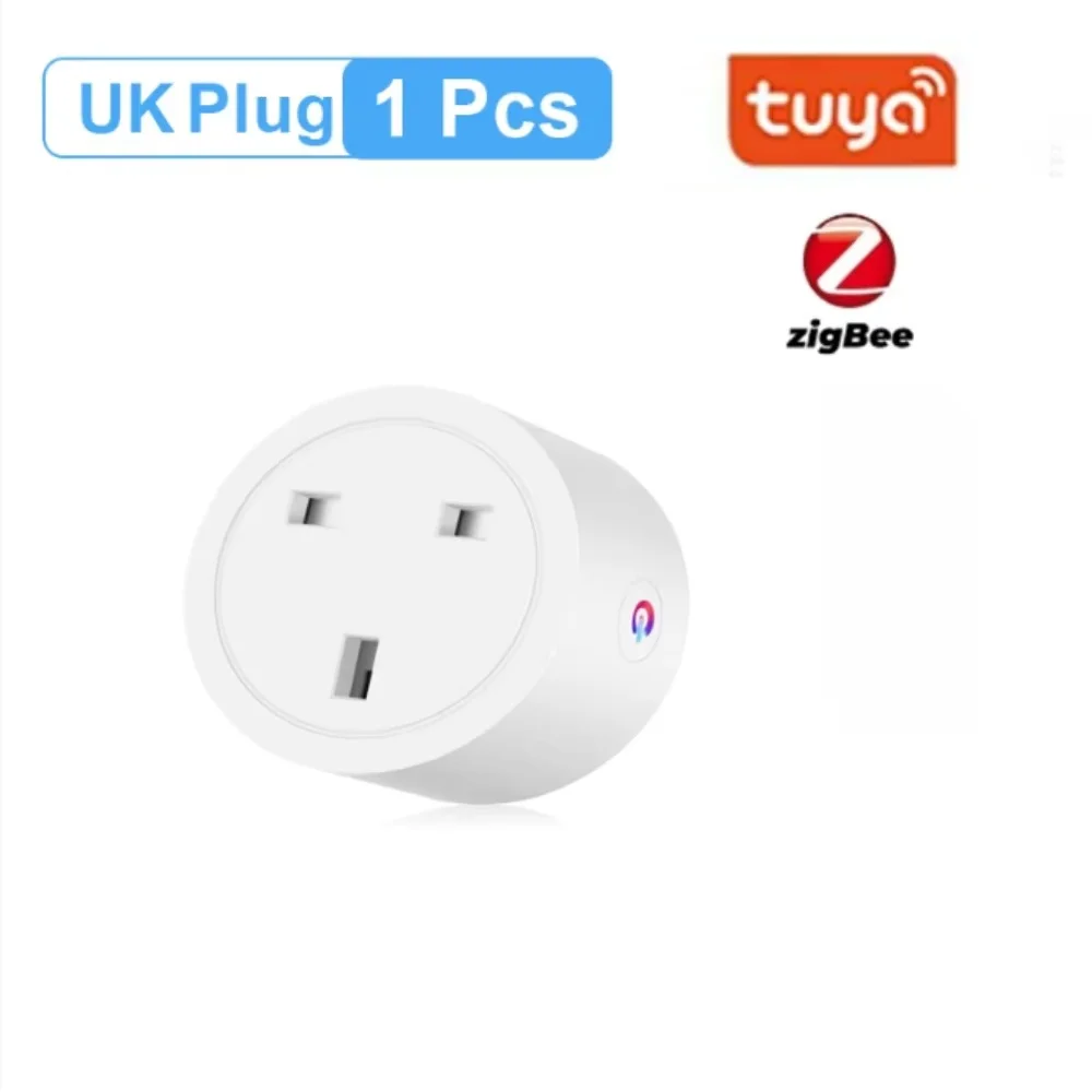 Smart WiFi Plug with Power Monitoring and Remote Control - Compatible with Smart Home Assistants