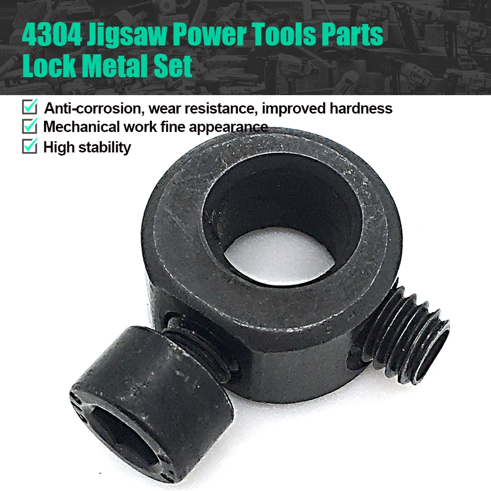 

Lock Metal Set Black Replacement For Makita 4304 Jigsaw Power Tools Spare Parts Accessories Hardness Good Fast