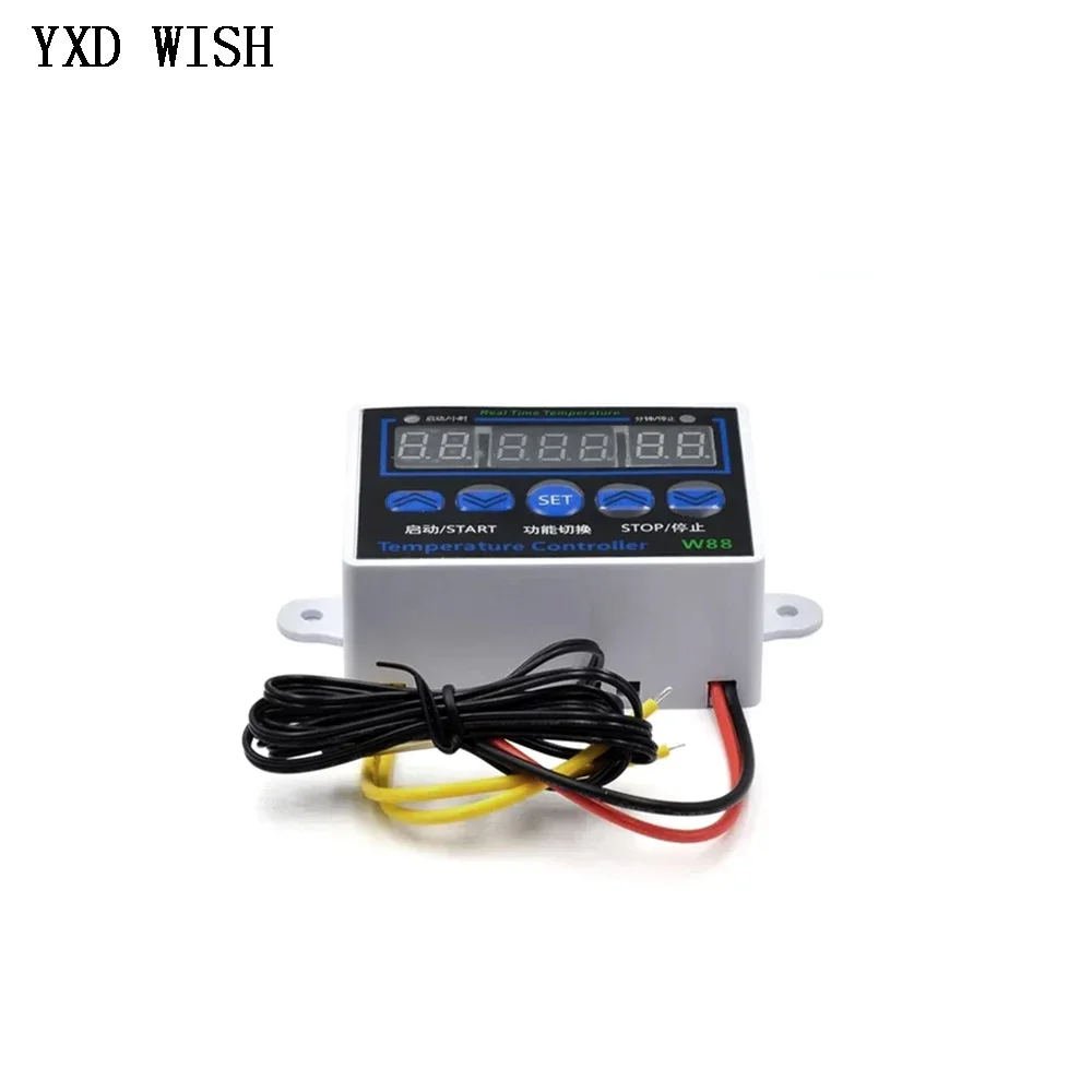 디지털 LED 온도 조절기 제어 스위치 센서 XH-W1411, W88, 12V, 220V, 10A