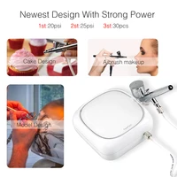 30PSI High-Pressure Multi-function Airbrush With Compressor Portable Airbrush Makeup Set For Water/Silicone Based Color 2