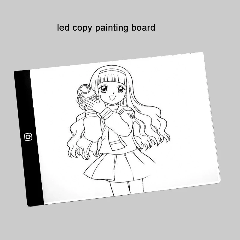 Led Lighted Drawing Board Ultra A4 Drawing Table Tablet Light Pad Sketch  Book Blank Canvas For Pain