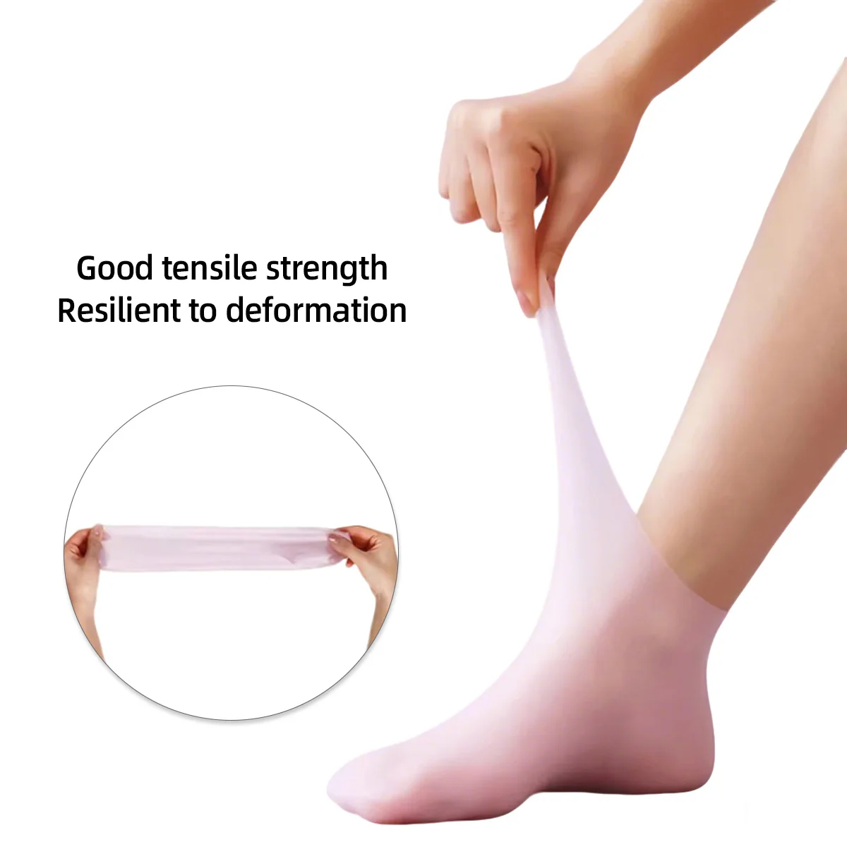 Silicone Moisturizing Foot Socks Dry and Cracked Foot Care Artifact Massage Gel Anti Crack Moisturizing Home Essential