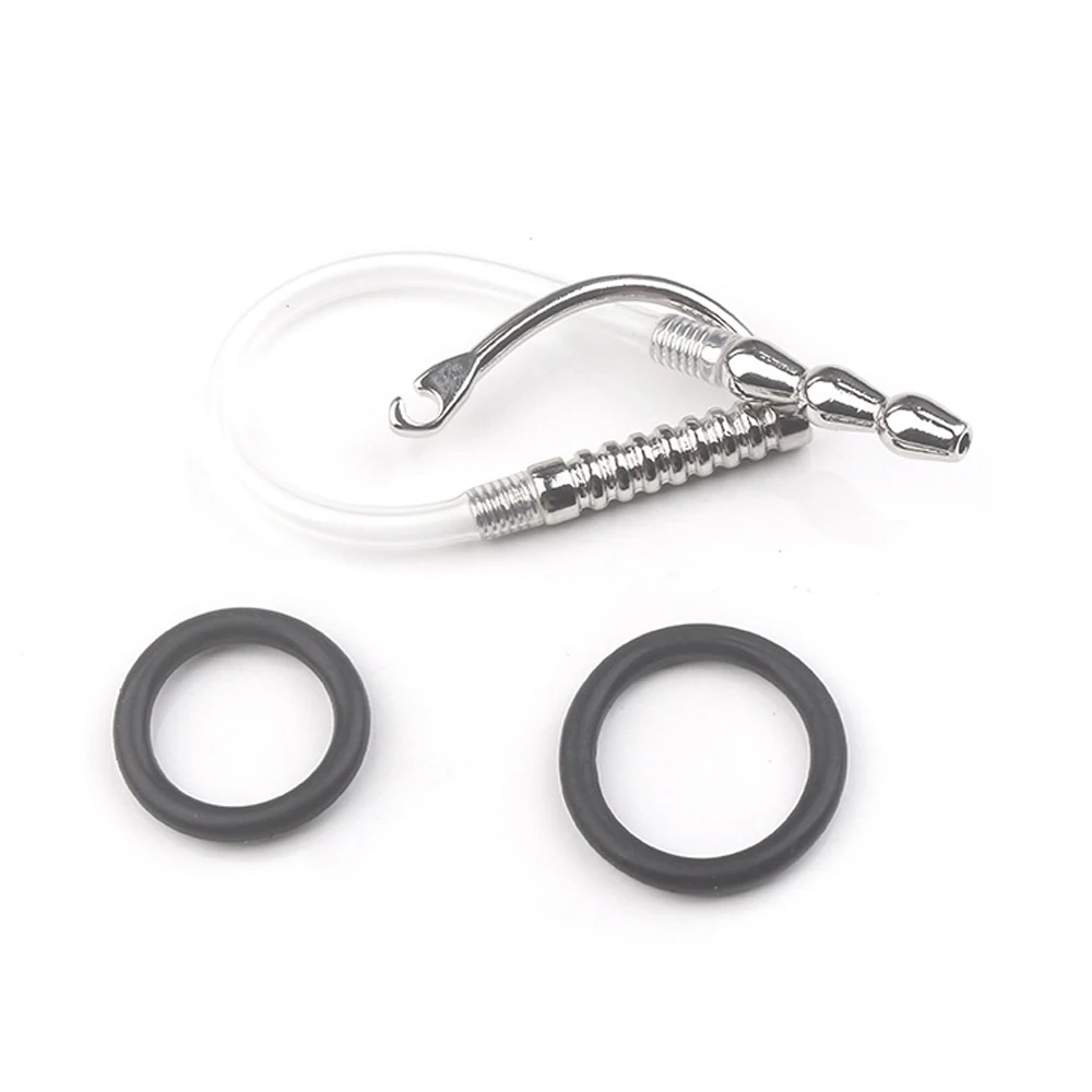 Silicone Hollow Urethral Catheter Dilator Adult Sex Toy For Men Gay Penis Plug SM Prostate Stimulation Urethral Cather Sounding urethral dilator silicone urethral dilator