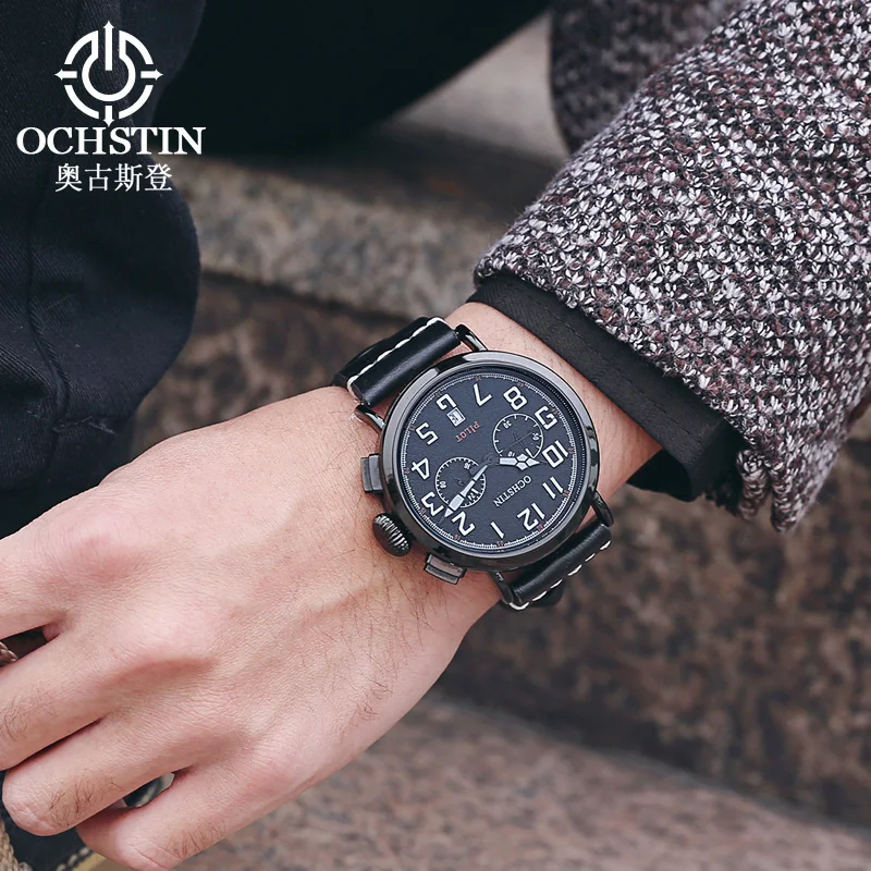 Ochstin 2024 New Sport Street Style Original Multi functional Quartz Movement Waterproof Watch Men's Quartz Watch