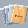 50/100pcs Custom Storage Frosted Zipper Bags Home Clothing Shirts Business Small Business Packaging Product Bags Print Your Logo