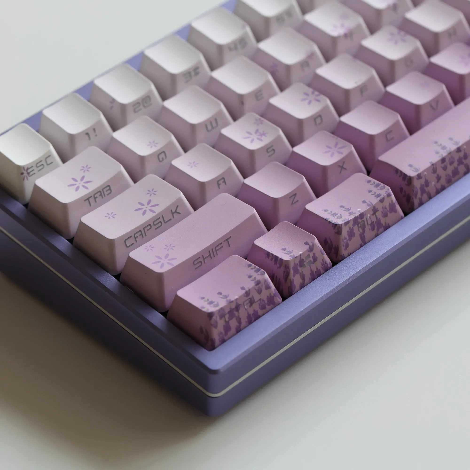 

Колпачки для клавиш Mx Switch 68 75 84 87 134 104, 8,0 клавиши, лаванда