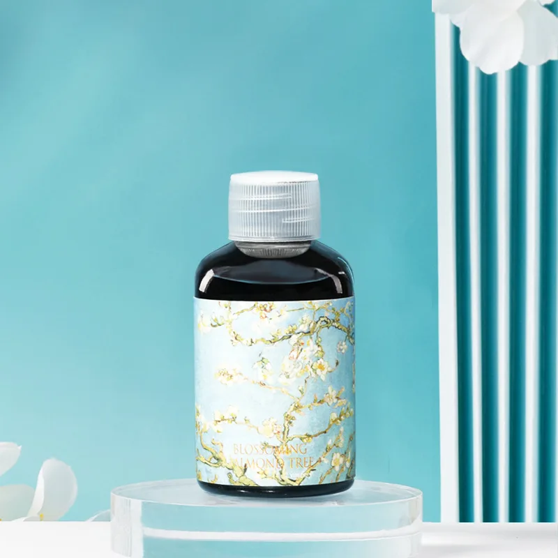 50ml 펜 잉크 비탄소 높은 유동성 및 막힘 없음 서명 및 서예 쓰기를 위한 빠른 건조