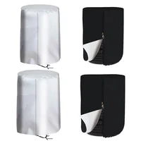 1pc Tire Cover For Storage 210D Oxford Fabric Tire Storage Bag Waterproof Zipper For Outdoor Indoor Wheel Cover Storage 1