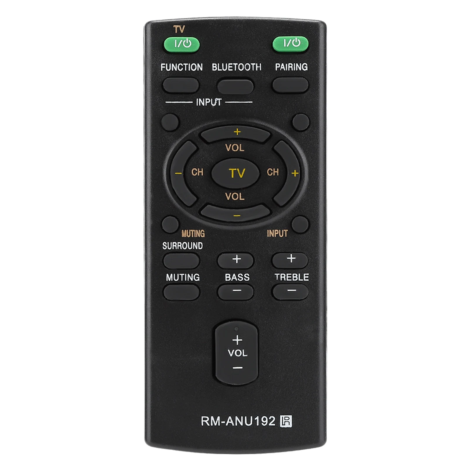 Remote Control For Sound Bar Replacement RM-ANU192 Remote Control For Sony Sound Bar SACT60BT HTCT60BT SSWCT60 Remote Control