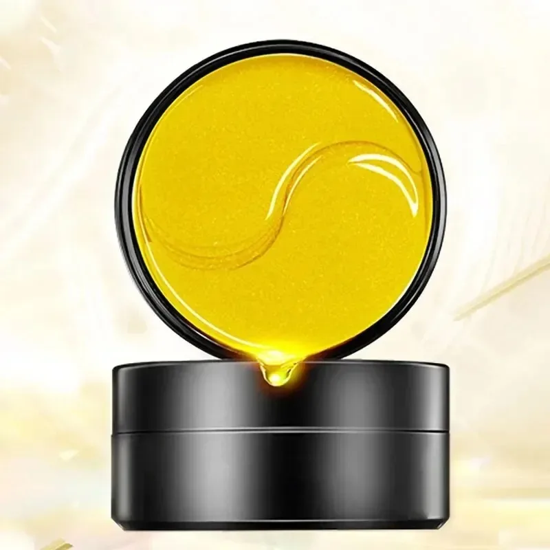 Golden Moisturizing Eye Mask - Hydrating Collagen Eye Treatment for Revitalized Skin (60pcs)