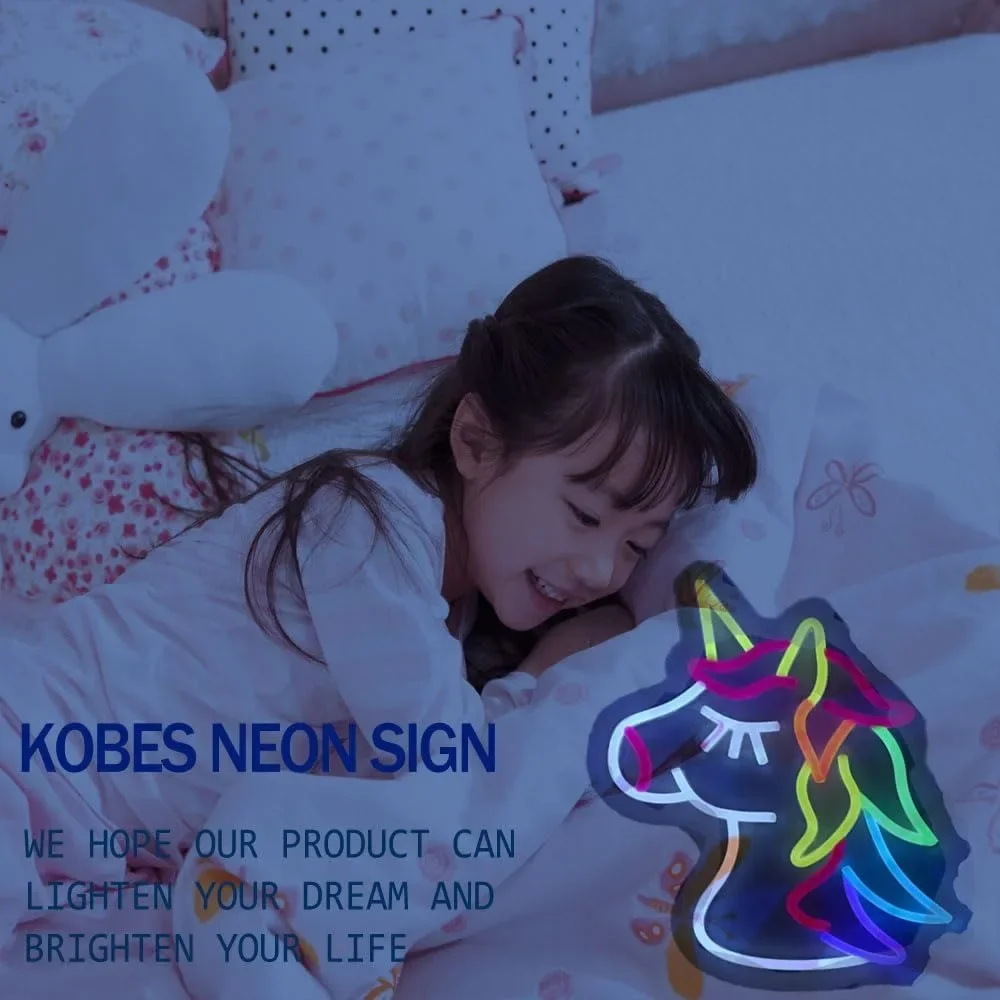 Unicorn Neon Sign-Blue/Yellow/Green/Pink/White/Orange Neon Sign