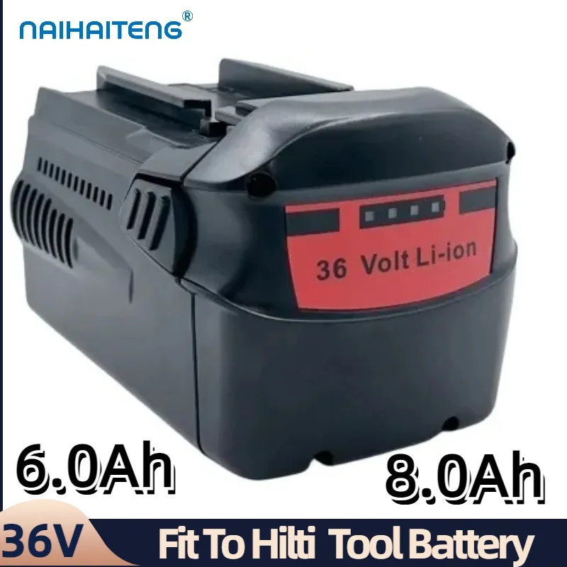 36V 6AH 8AH 充電式リチウム電池パック交換用電気ドリルヒルティ