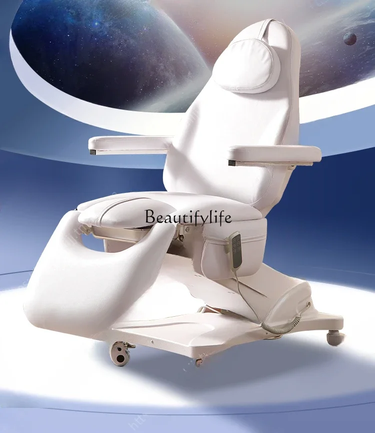 Electric Lifting Gynecological Examining Table Nursing Plastic Multifunctional Washing Bed