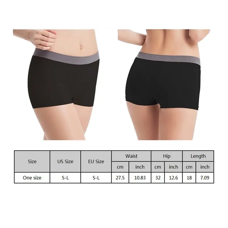 New Women Safety Shorts Pants Seamless Nylon High Waist Panties Anti Emptied Pants Boxers Girls Slimming Underwear