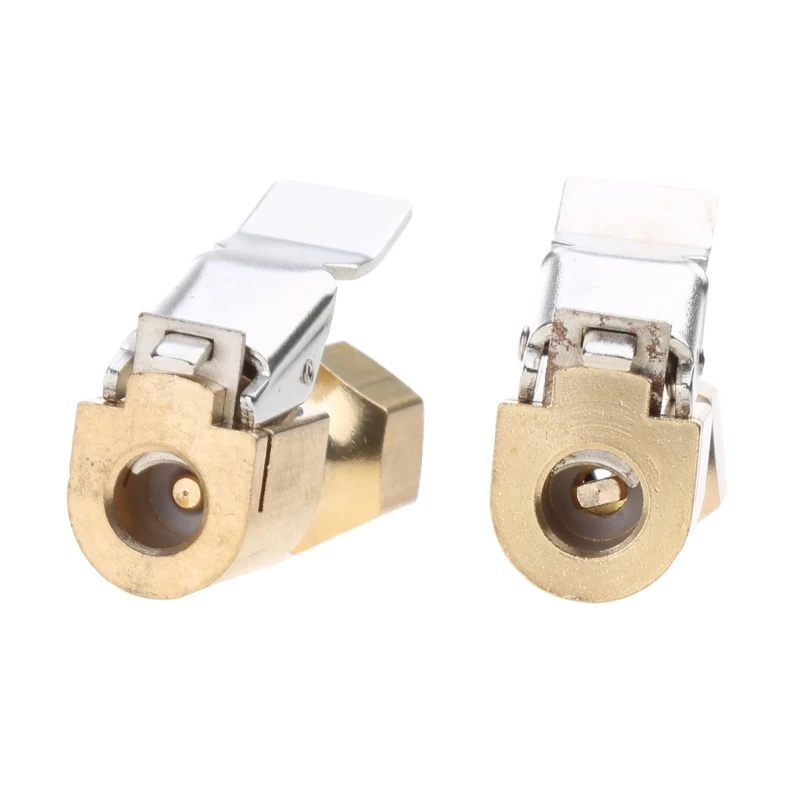 

Brass Inflatable Clips Car Tire Air Chuck Open Closed Flow Tire Chuck Quick Clip Inflator Connector
