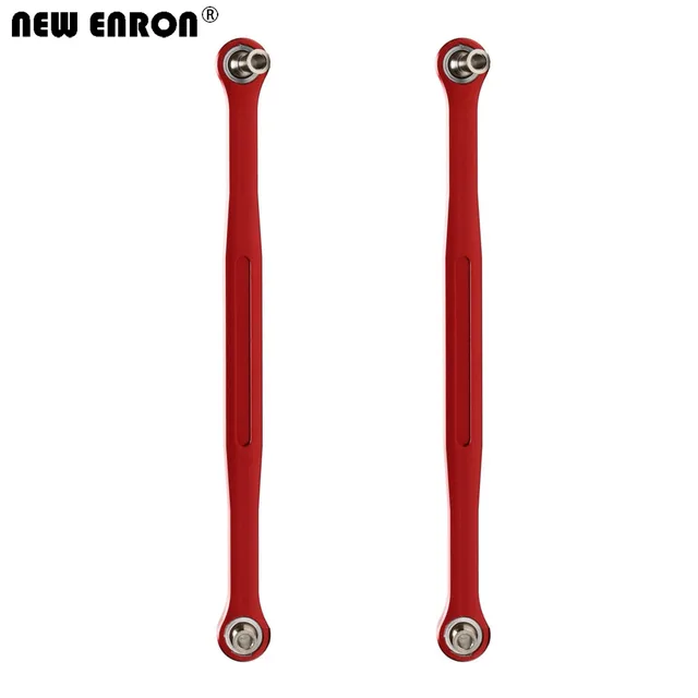 NEW ENRON 2Pcs Aluminum 173mm Front/Rear Toe Links Servo Link Steering Rod #7748 for RC 1/5 Traxxas X-Maxx XMaxx 77076-4 77086-4