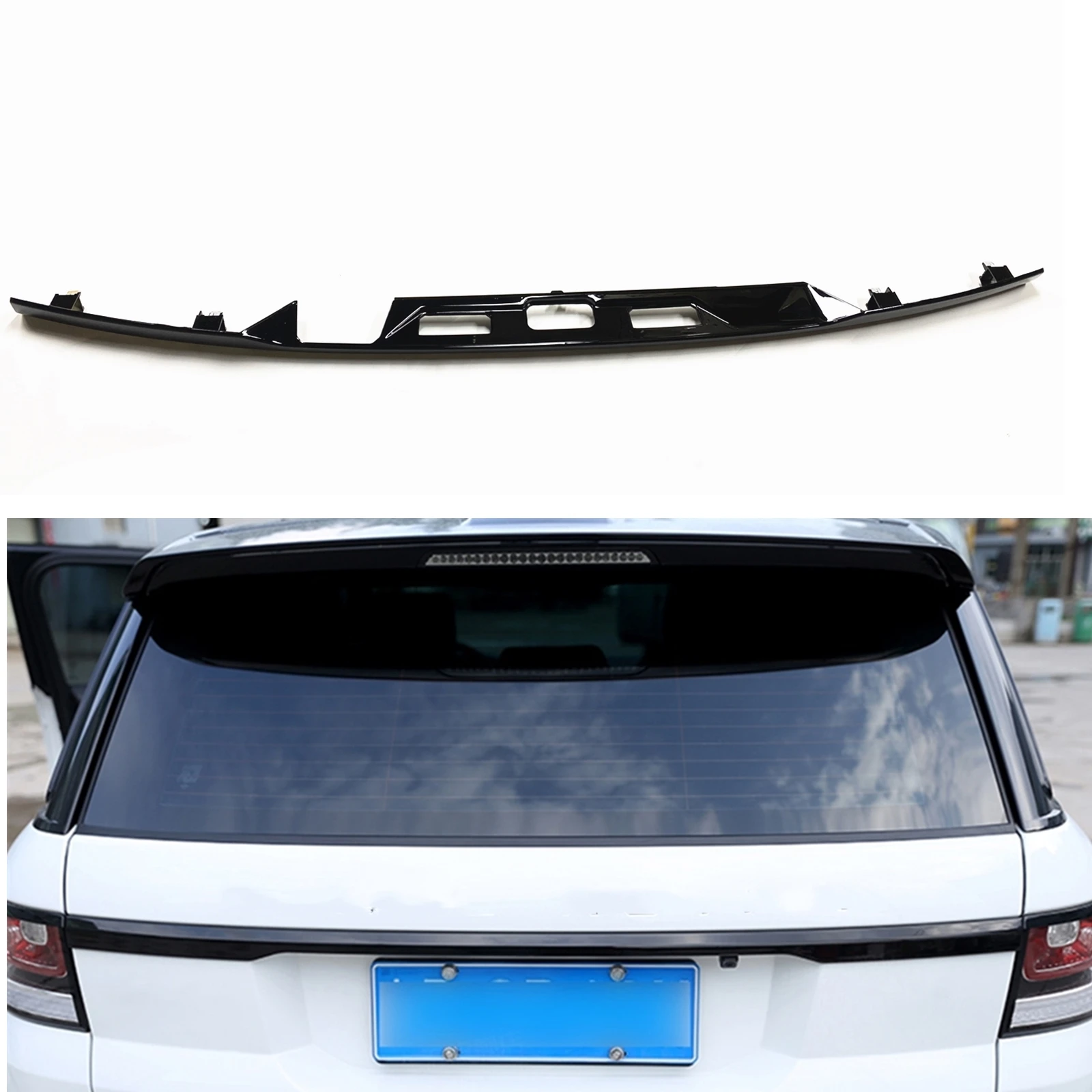 

Car Rear Trunk Lid Strip Tail Gate Trim Door Cover Spoiler Lip Decor For Land Rover Range Rover Sport L494 2014-2021