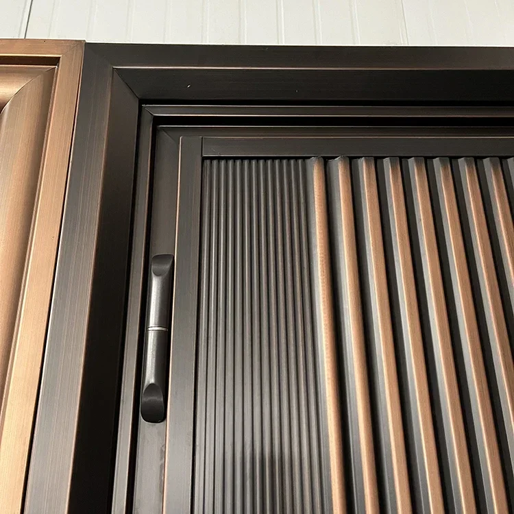 Iron Gate, Villa Garden Entrance, Stainless Steel Double Door, Size, Wear-resistant, Rust Proof and Waterproof