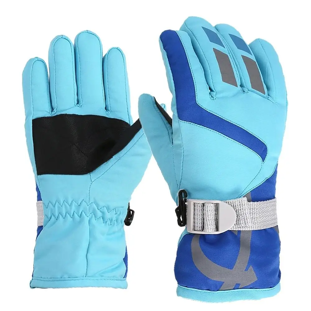 New Children Kids Winter Snow Warm Gloves Boy Girls Ski Snowboard Windproof Waterproof Thicken Keep Warm Winter Must 4