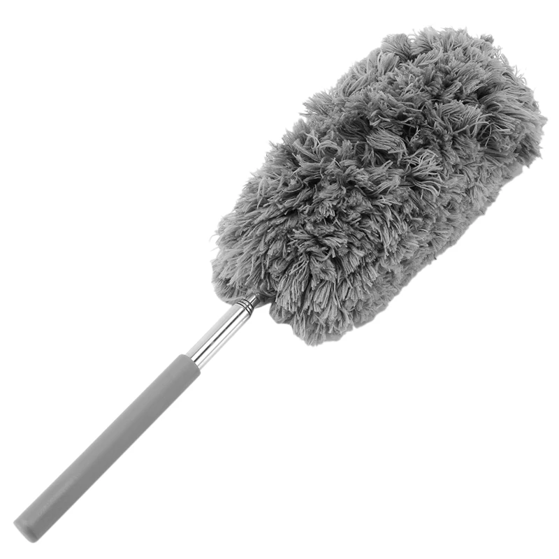 Practical Microfiber Dusting Retractable Household Cleaner Feather Duster  Car Sweeper From the Dust Brush