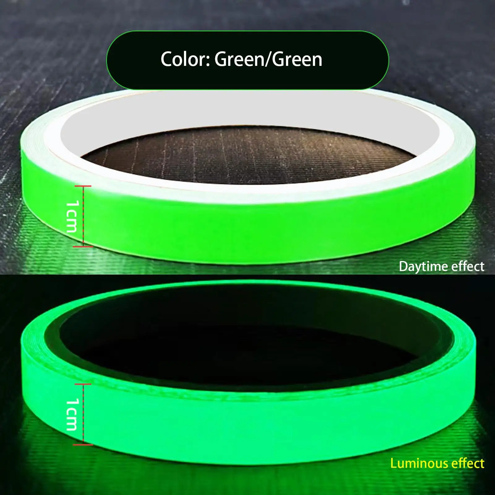 9.84ft Luminous Tape Self-adhesive Glow In The Dark Safety Stage stairs Sticker Emergency Warning Fluorescent Sign Glow Tape