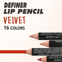 3Pcs Velvet Lipliner Pencil Set, Long-lasting Waterproof Lipstick Matte Finish Cosmetics 2
