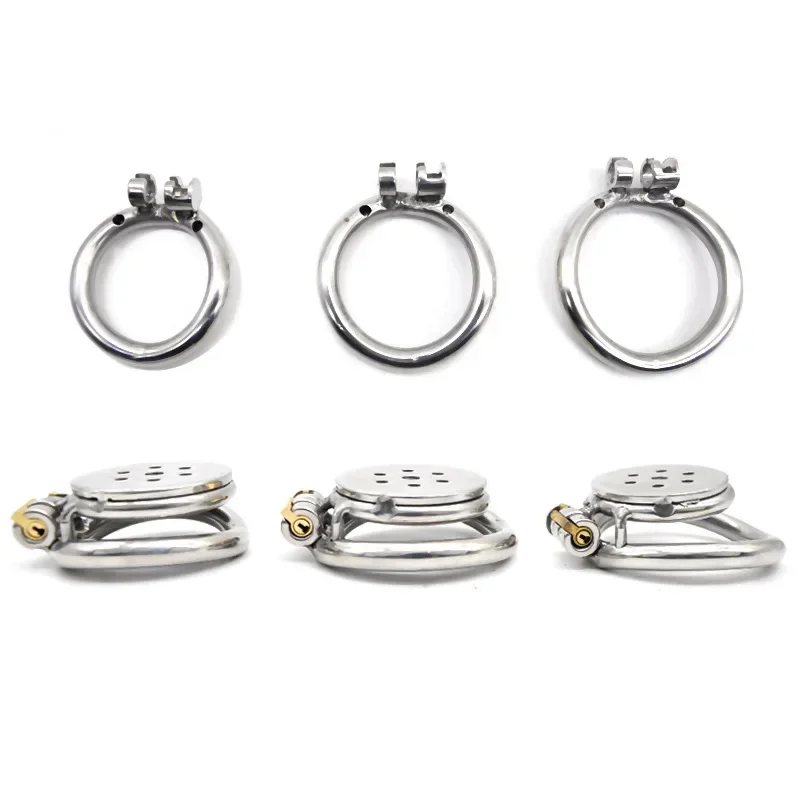 Male Chastity Device Metal Chastity Lock Cock Cage Urethra Catheter Penis Ring Bondage Belt penis chastity cage chastity lock sex toy chastity cage accessory penis cock ring