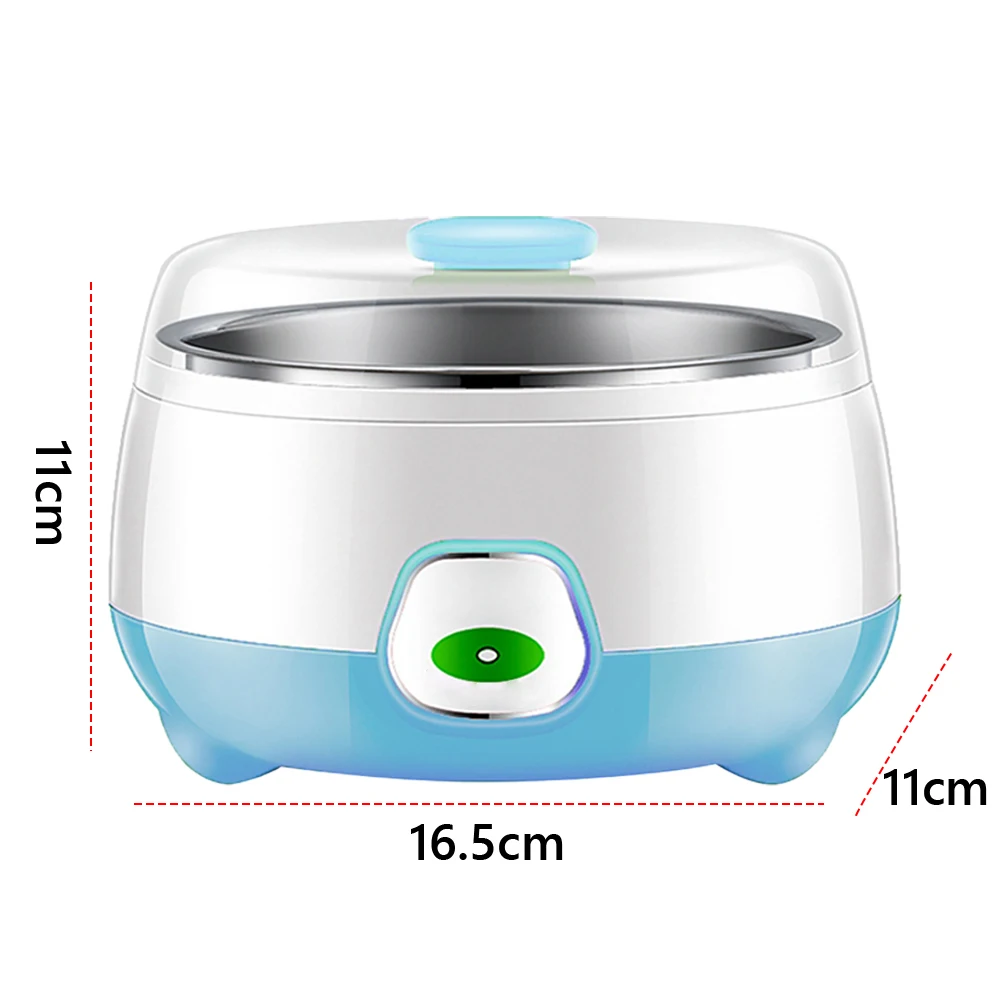 1L Automatic Yogurt Machine Multifunctional Household Rice Wine Maker Stainless Steel Natto Fermenting Machine for DIY Yogurt