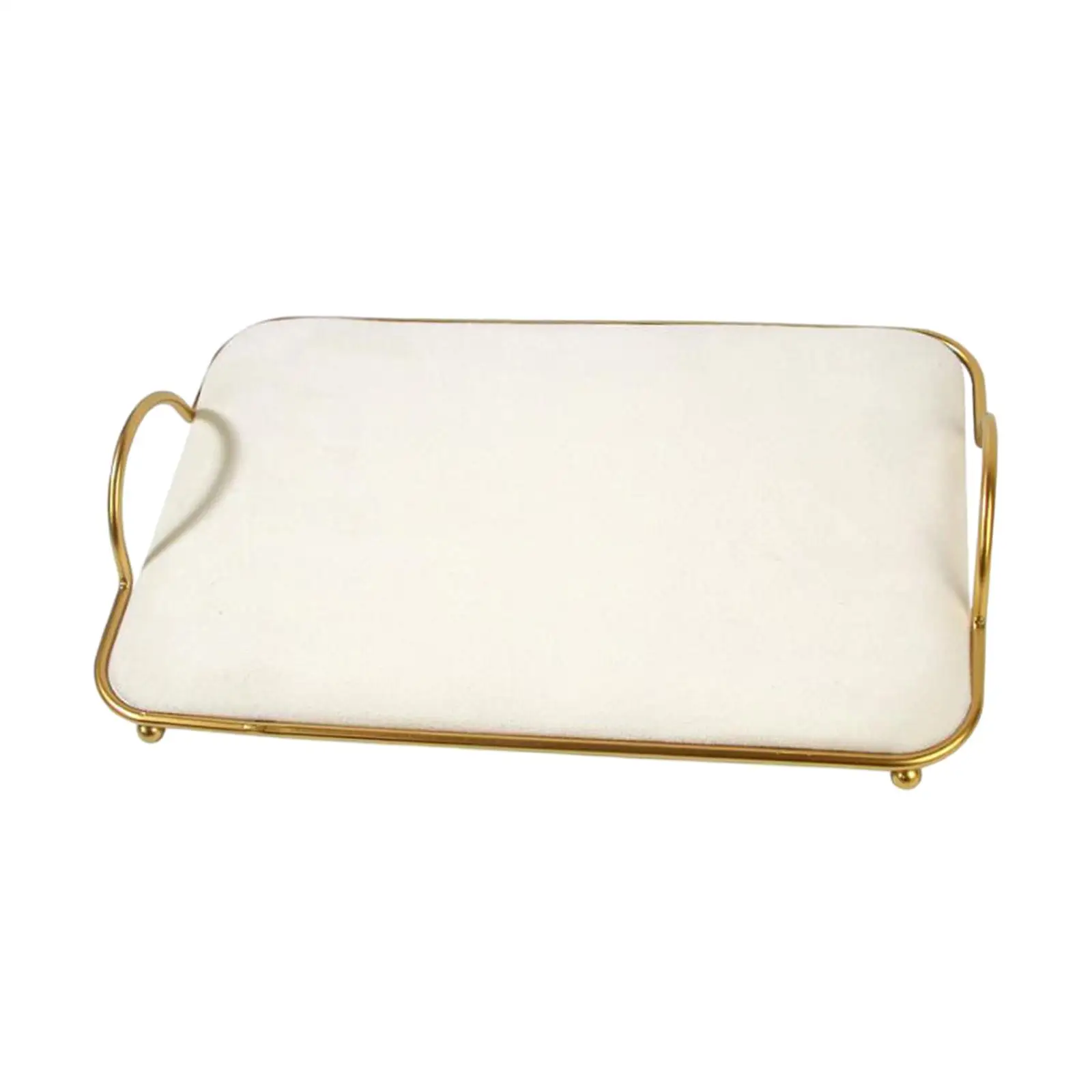 

Jewelry Display Tray Showcase Earring Ring Display Bracelet Holder for Photo Props Dresser Shopping Mall Props Live Broadcasting