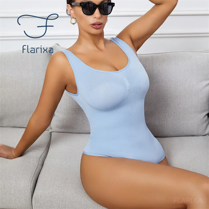 Flarixa Seamless Shapewear Women Plus Size Slimming Bodysuit One Piece Body  Shapewear Postpartum Butt Lift Reducing Body Shaper - AliExpress