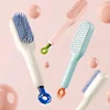 1PCS Retractable Massage Comb Rotatable Automatic Cleaning Portable Durable Light Luxury Scalp Cleaning Anti-Static Hair Comb 2