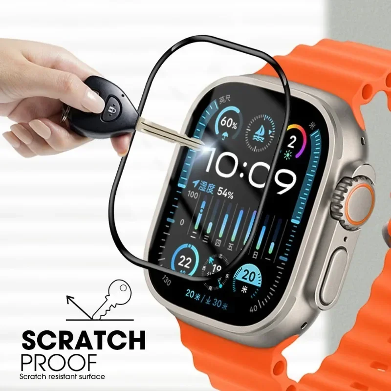 HD Clear Soft Flim Smart Watch Screen Protector for Apple Watch Ultra 2 49mm Film Protective Full Cover for Iwatch Accessories