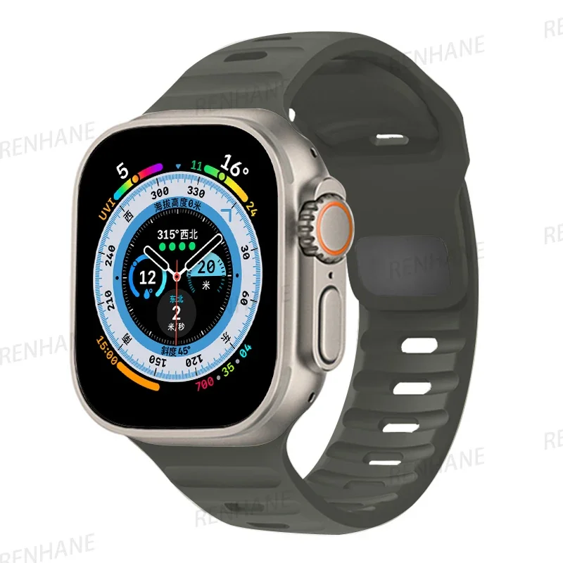 Premium Silicone Sport Watch Band - Versatile and Durable Bracelet