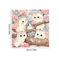 Oil Painting Package Book Cat DIY Paint By Numbers For Adults On Canvas Acrylic Paint Kit Wall Art Home Decoration Gift ﻿ 6