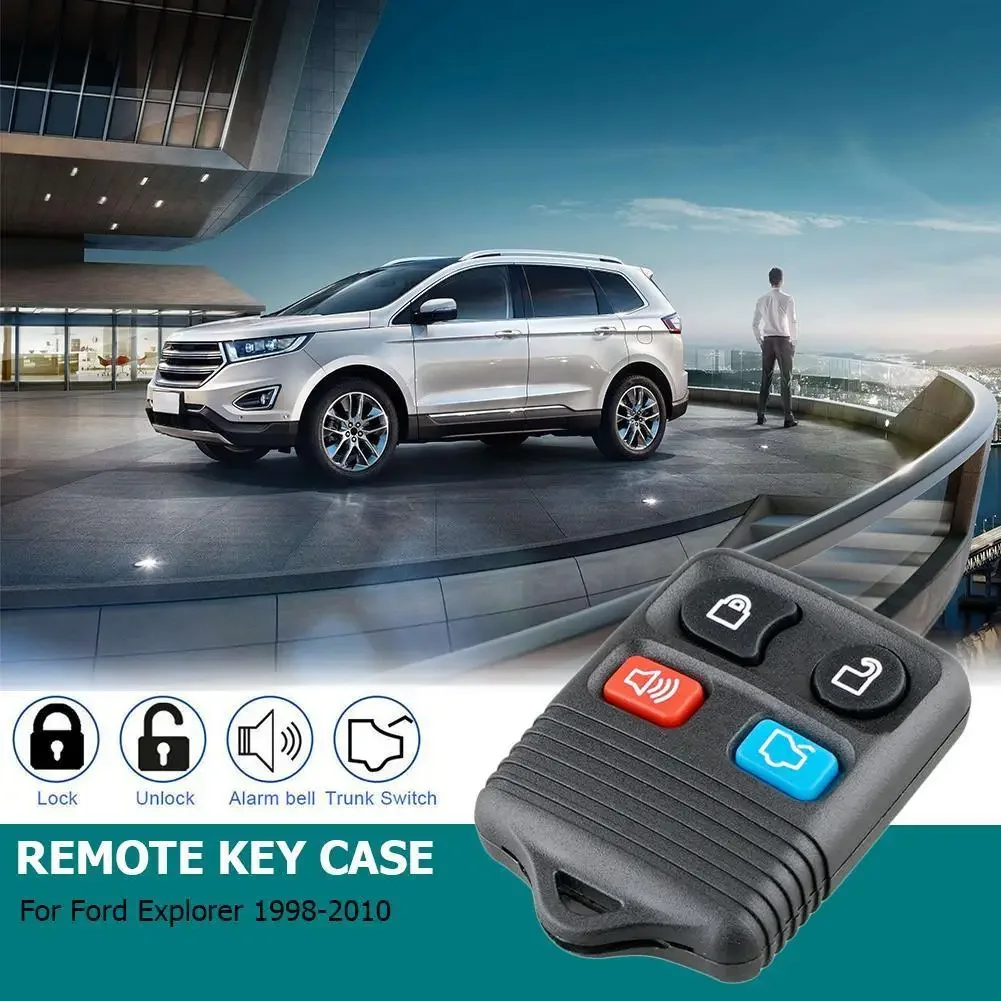 4-Button Keyless Entry Remote Key Fob 315MHz for Ford Crown Victoria Escape Lincoln Car Replacement Remote Control Accessories