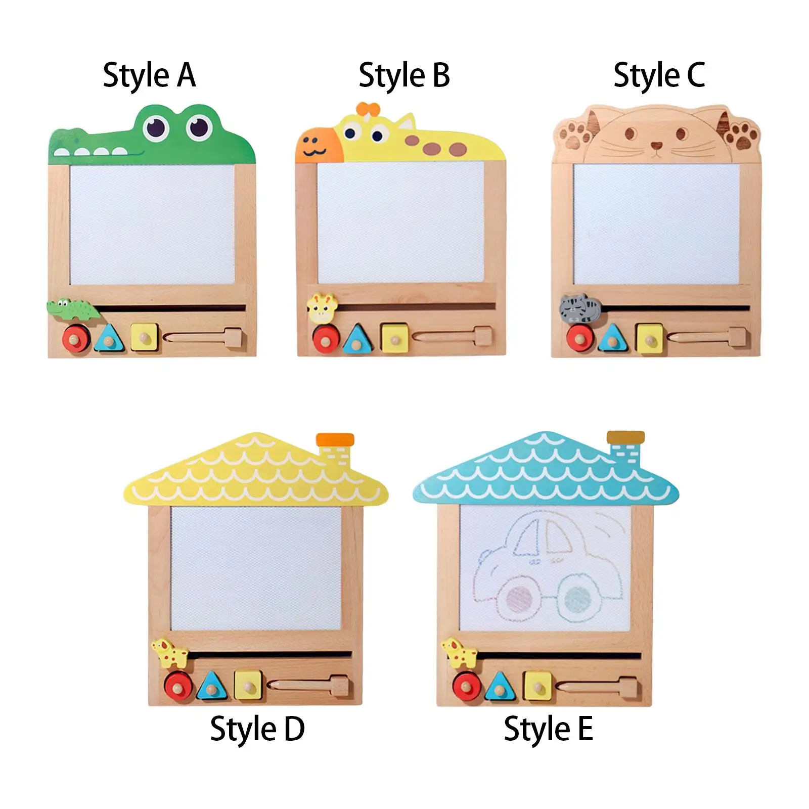 

Magnetic Drawing Board Car Travel Toys Writing Painting Sketch Pad for Toddlers Children 1-2 Years Old Boys Girls Birthday Gift