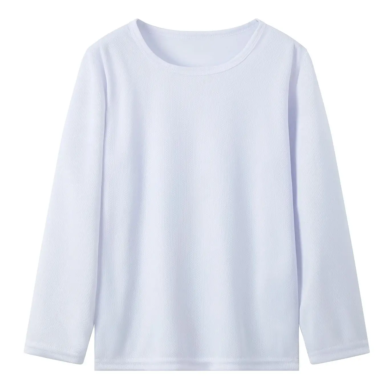 Children's autumn quick-drying sports solid color long sleeve T boys and girls casual Joker coat student sports T-shirt 5