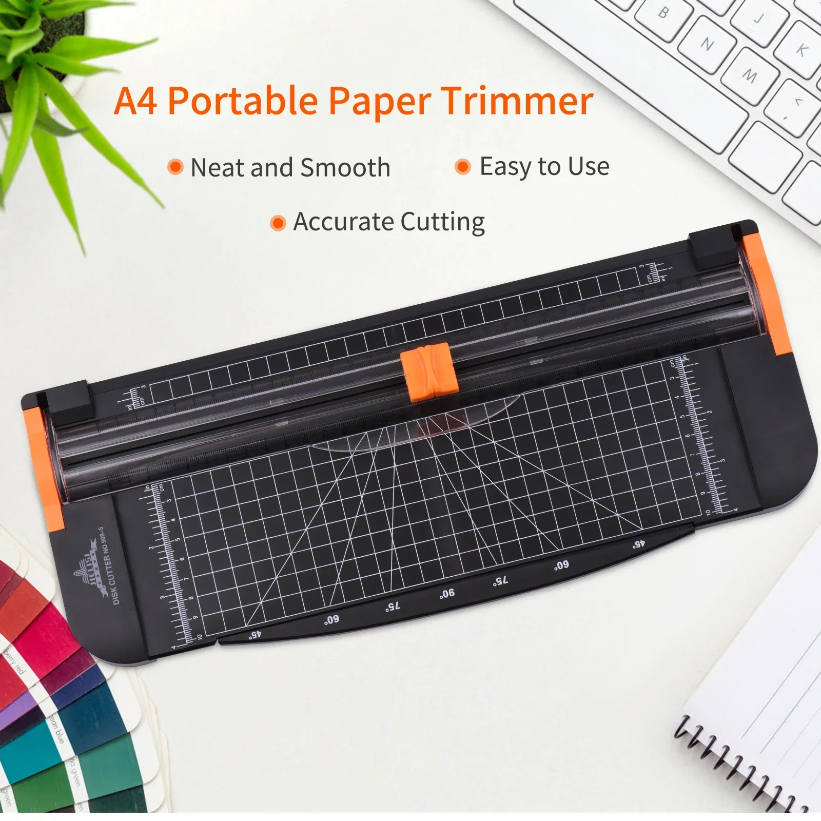 Description Picture 4 of itemA4 Paper Photo Cutter Guillotine Cutting Machine Paper Trimmer Cut Kit Cutting Length for Craft Paper Card Photo Laminated Tool