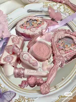 Flower Knows Midsummer Fairytales Series Makeup gift Box Lip Gloss Blush Eye Shadow Set 2