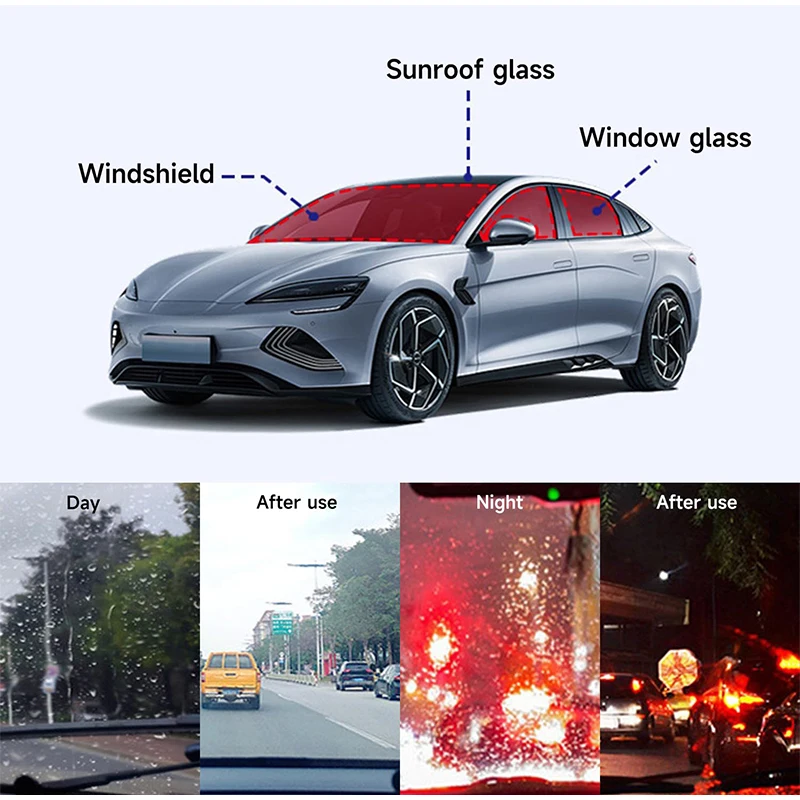 Windshield Cleaner Brush Car Glass Oil Film Cleaner Glossy Powerful Removes Dirt Accessories Cleaning Board Automotive Wash screen cleaner,glass cleaner