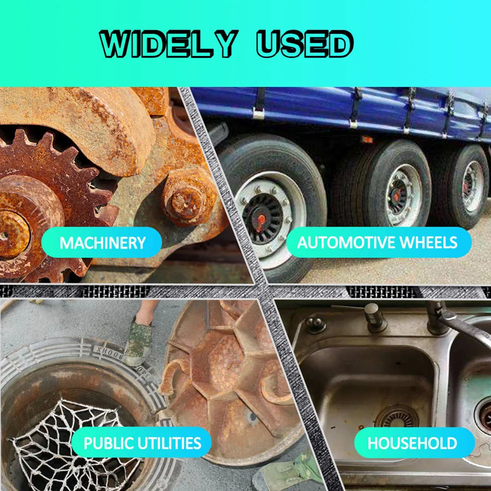 Stud Rust Removal Tool Bolt Derusting Wheel Hub Clean Surface Corrosion Debris Fit 1/2'' Impact Wrenches Descaling for Car Truck