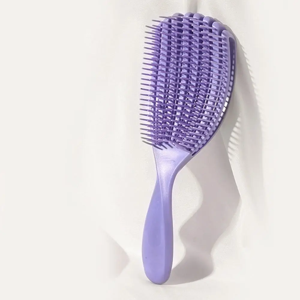 Anti-static Hollowing Out Massage Comb Portable Hollow Elastic Hair Brush Hair Fluffy Wet Dry Air Cushion Comb Nylon Salon volleyball trainer tool portable band training equipment supplies nylon webbing strap spike multi use fitness