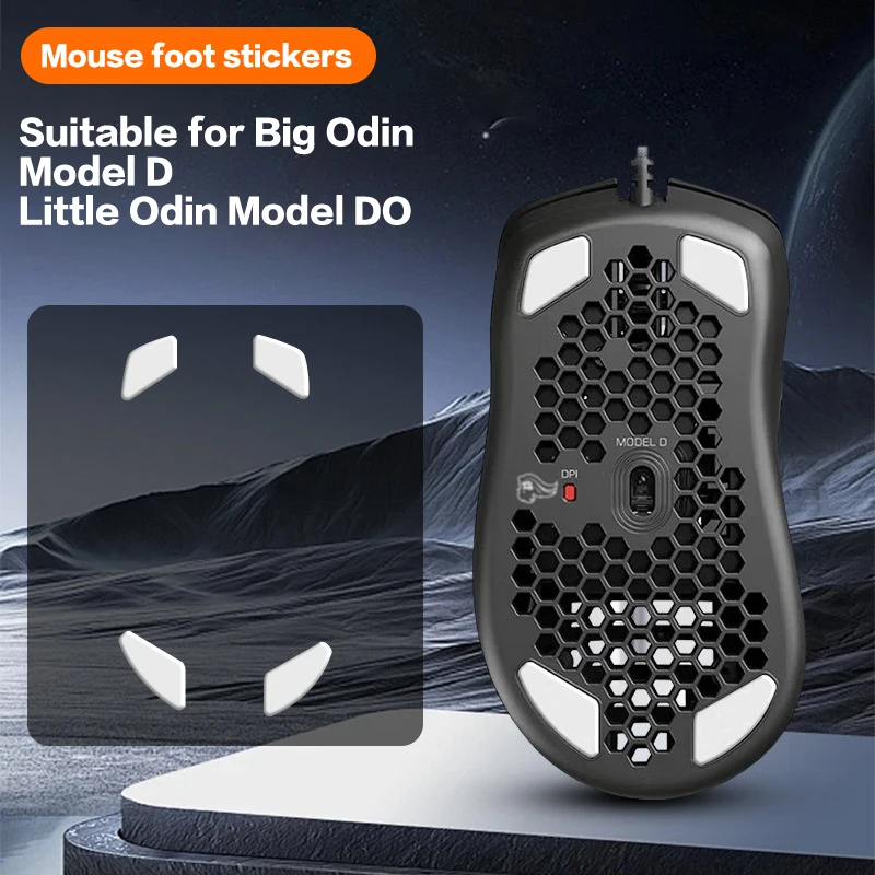 Replacement Mouse Foot Sticker Anti-Slip Mouse Skates Pad for Glorious Model O/Model D Gaming 1 Set